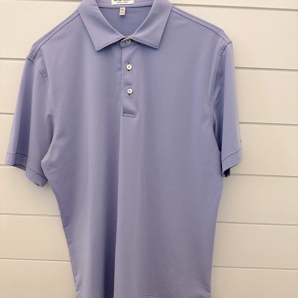 Peter Millar Light Purple Polo Shirt